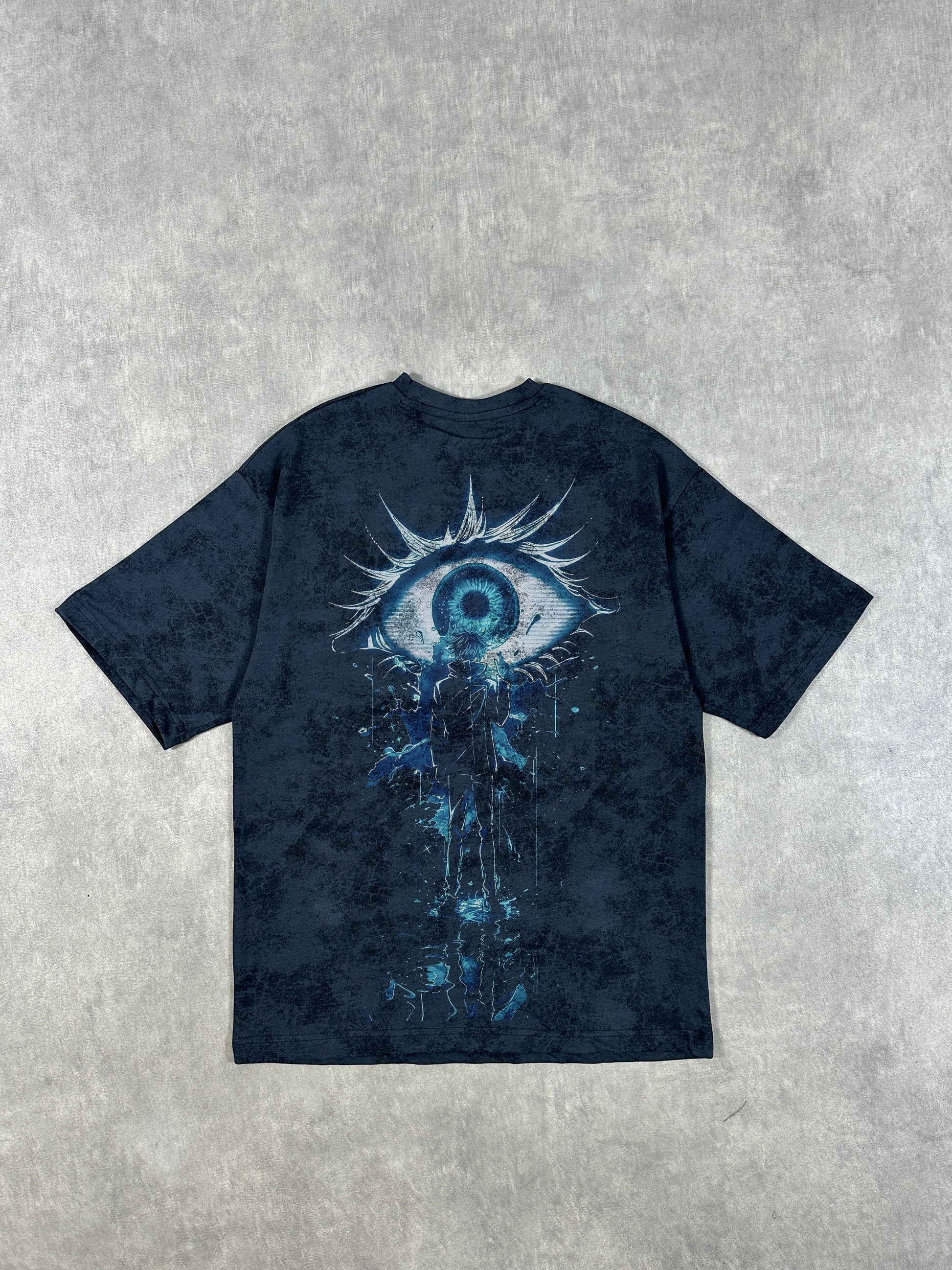 T-shirt Oversize Acid Wash Satoru Gojo | Rikugan (JK0002)