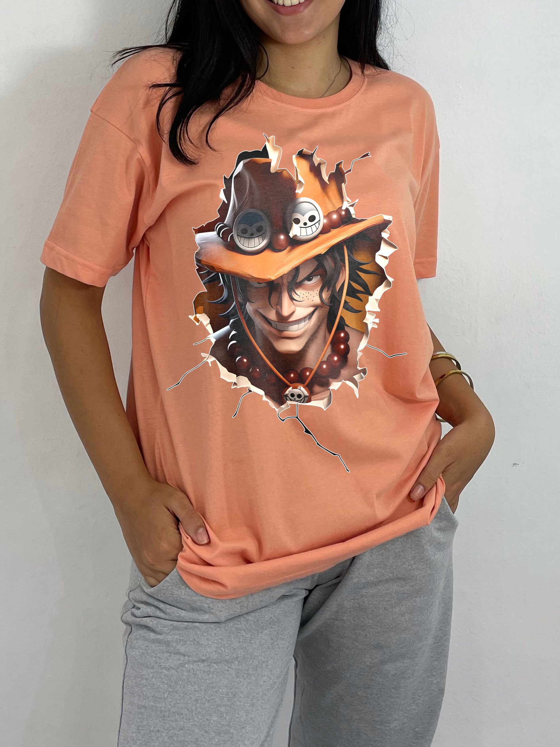 T-shirt One Piece | Portgas D. Ace (OP0016)