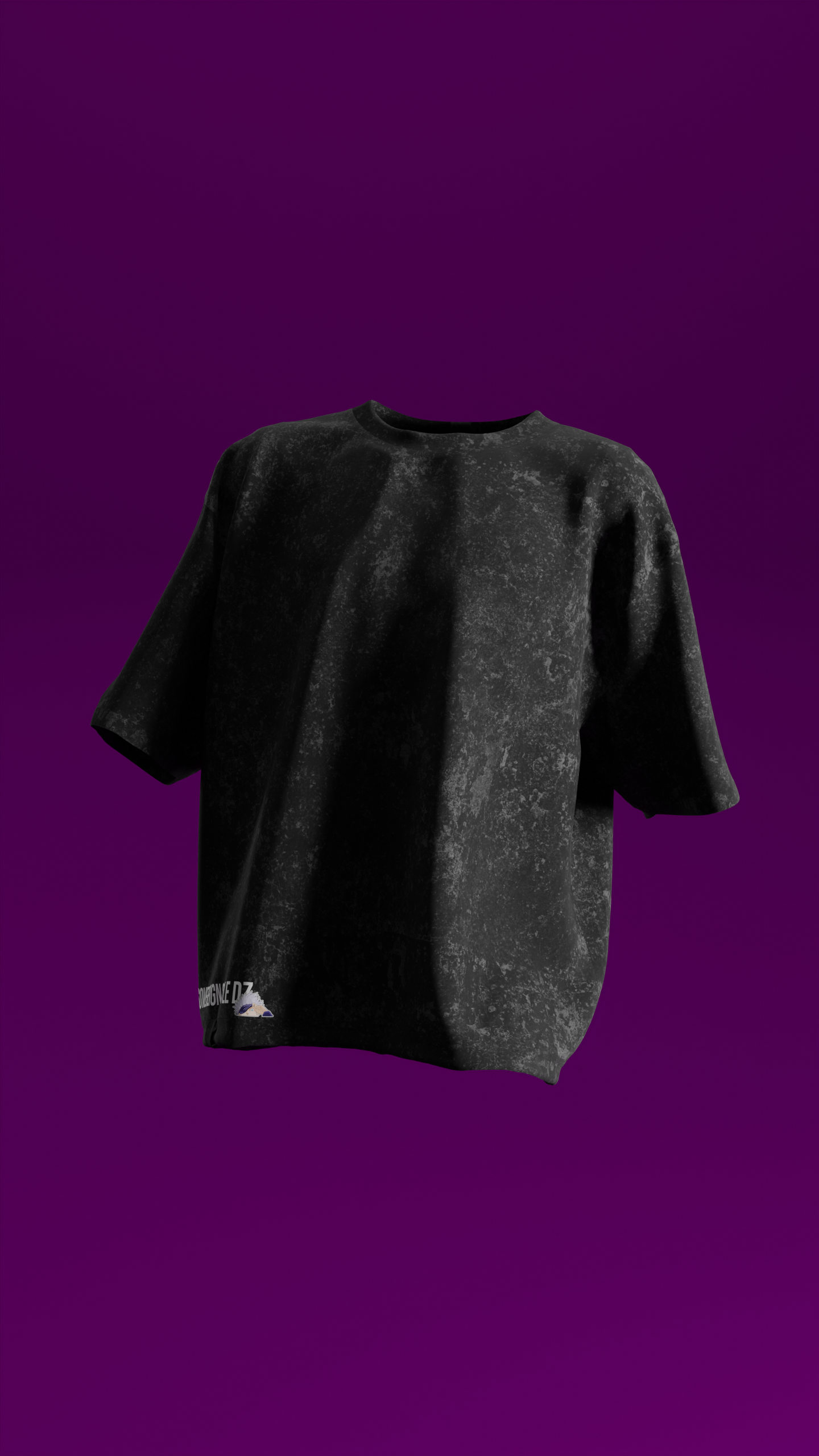 T-shirt Oversize Acid Wash Satoru Gojo | Rikugan (JK0002)