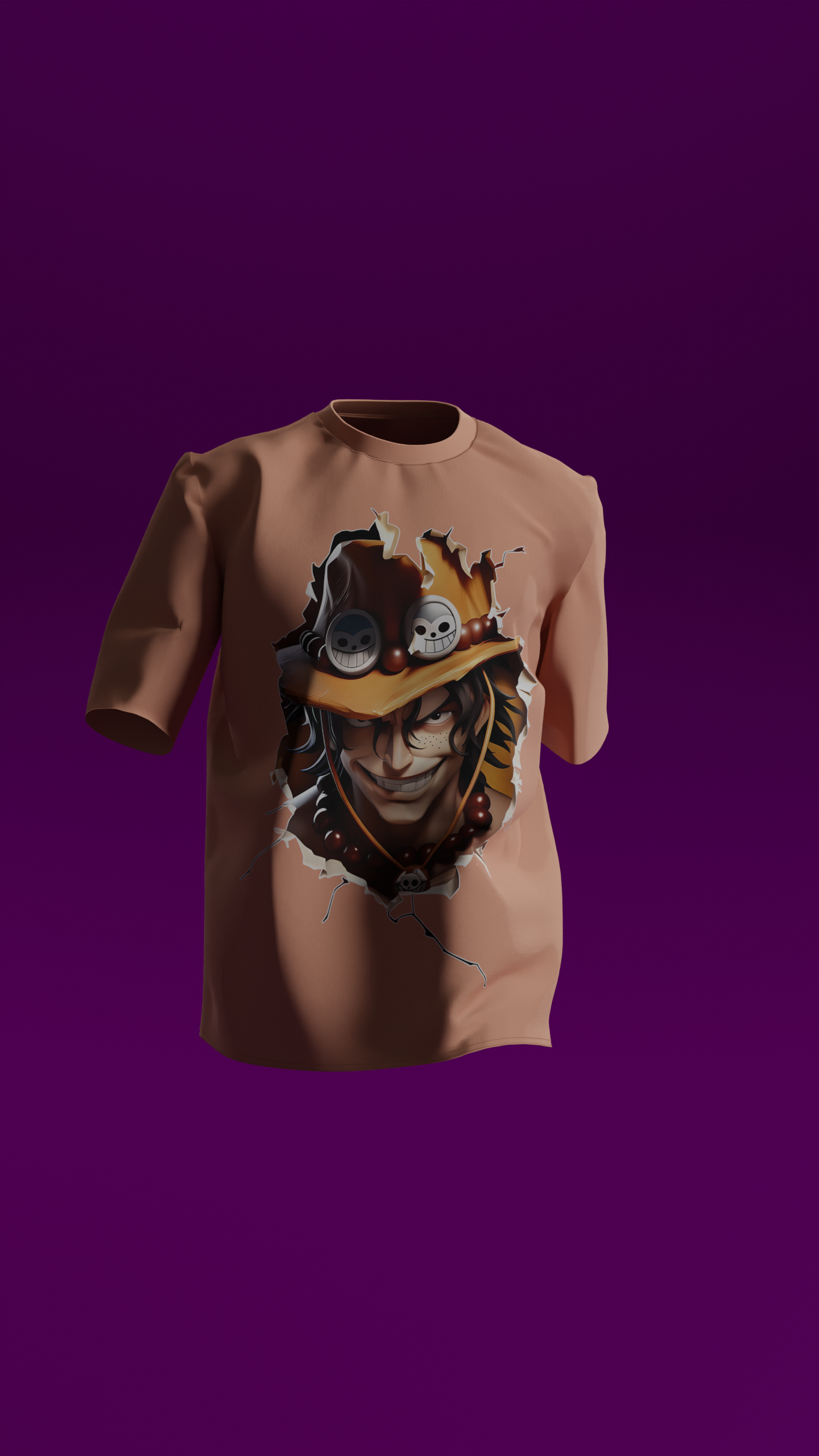 T-shirt One Piece | Portgas D. Ace (OP0016)