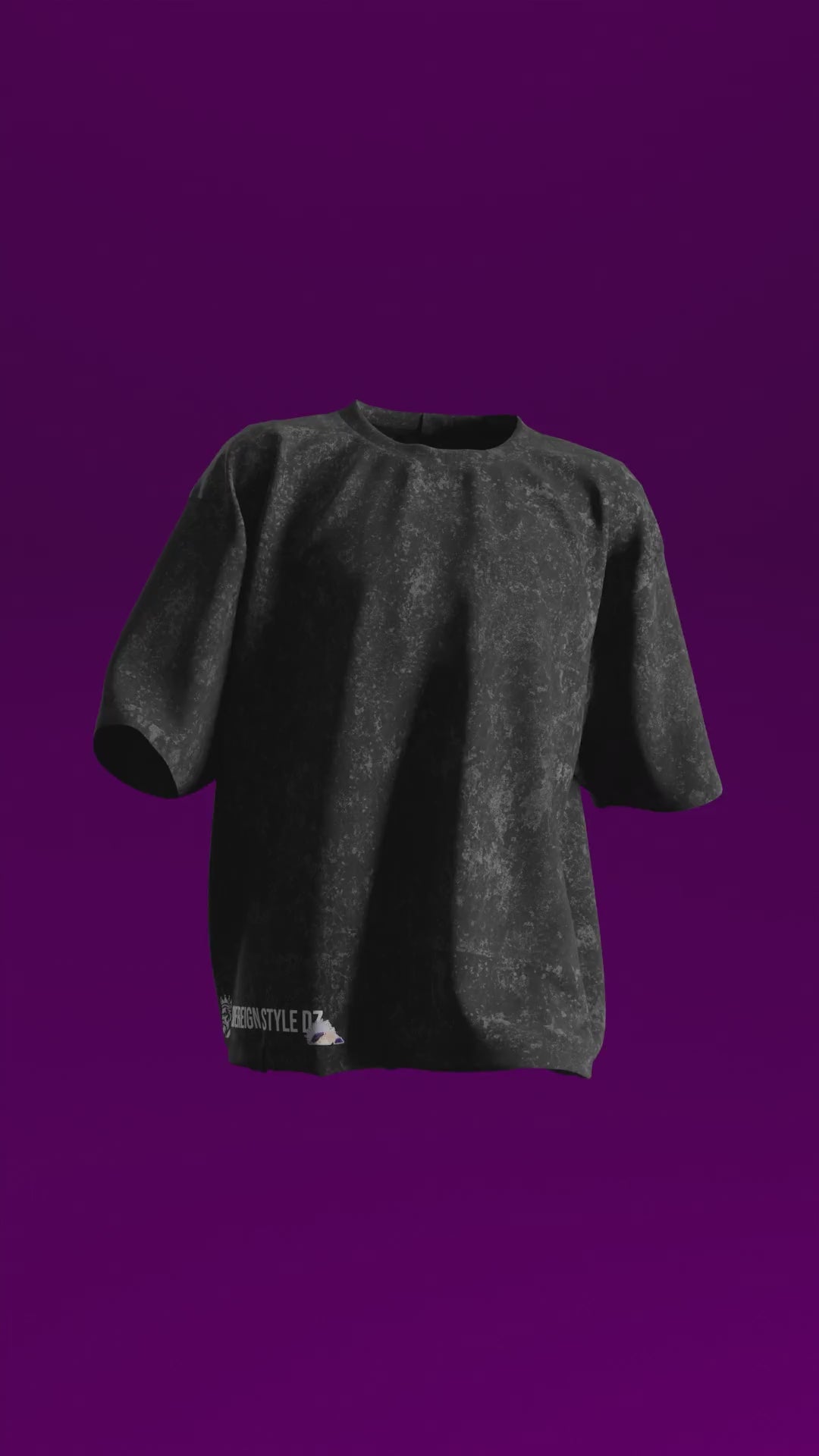 T-shirt Oversize Acid Wash Satoru Gojo | Rikugan (JK0002)