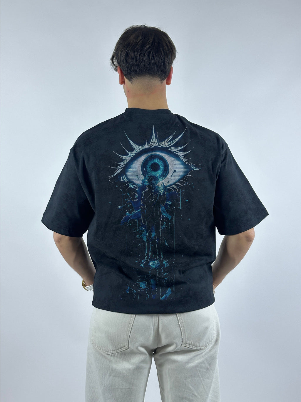 T-shirt Oversize Acid Wash Satoru Gojo | Rikugan (JK0002)