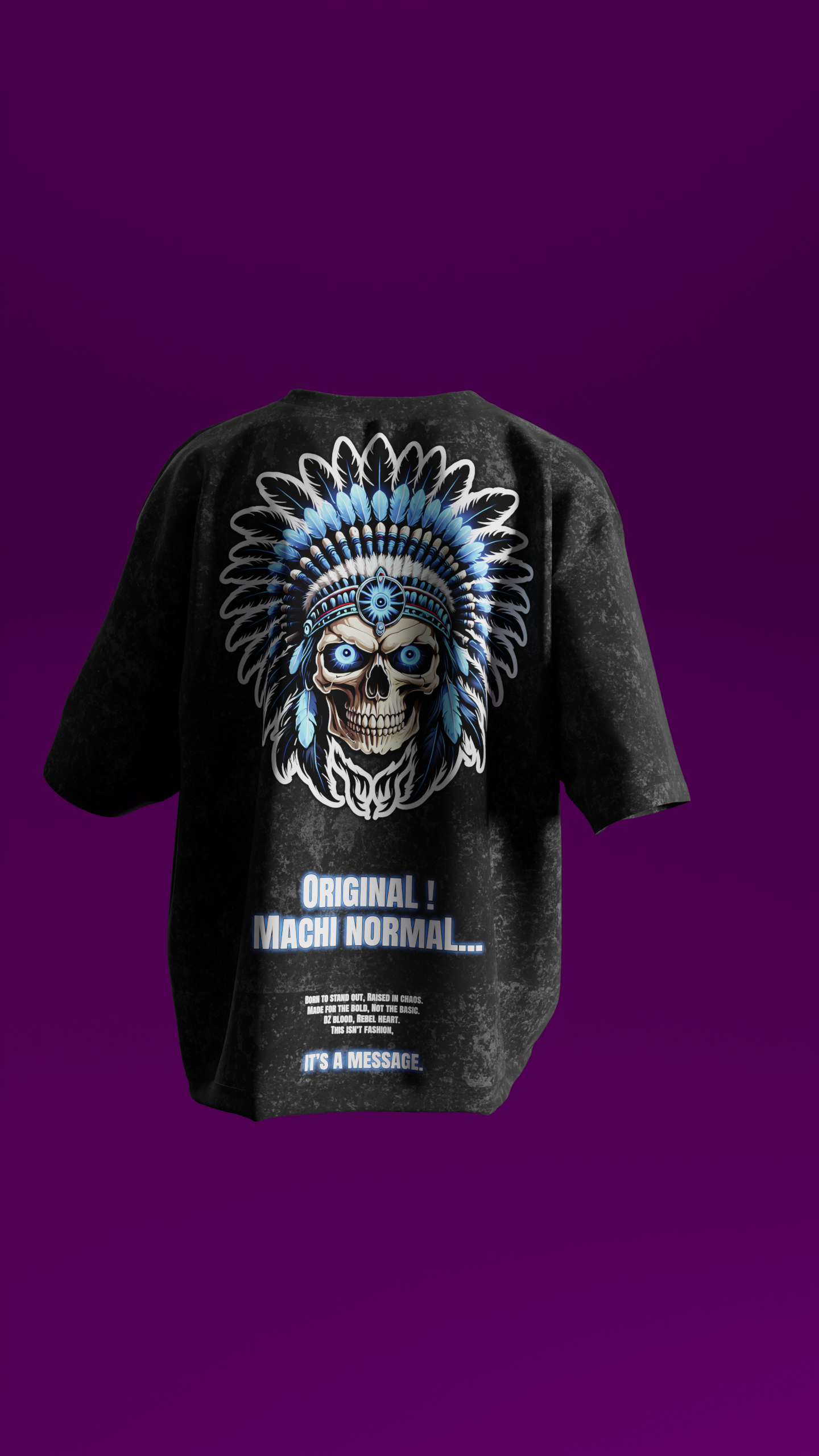 T-shirt Oversize Acide (Model0002)