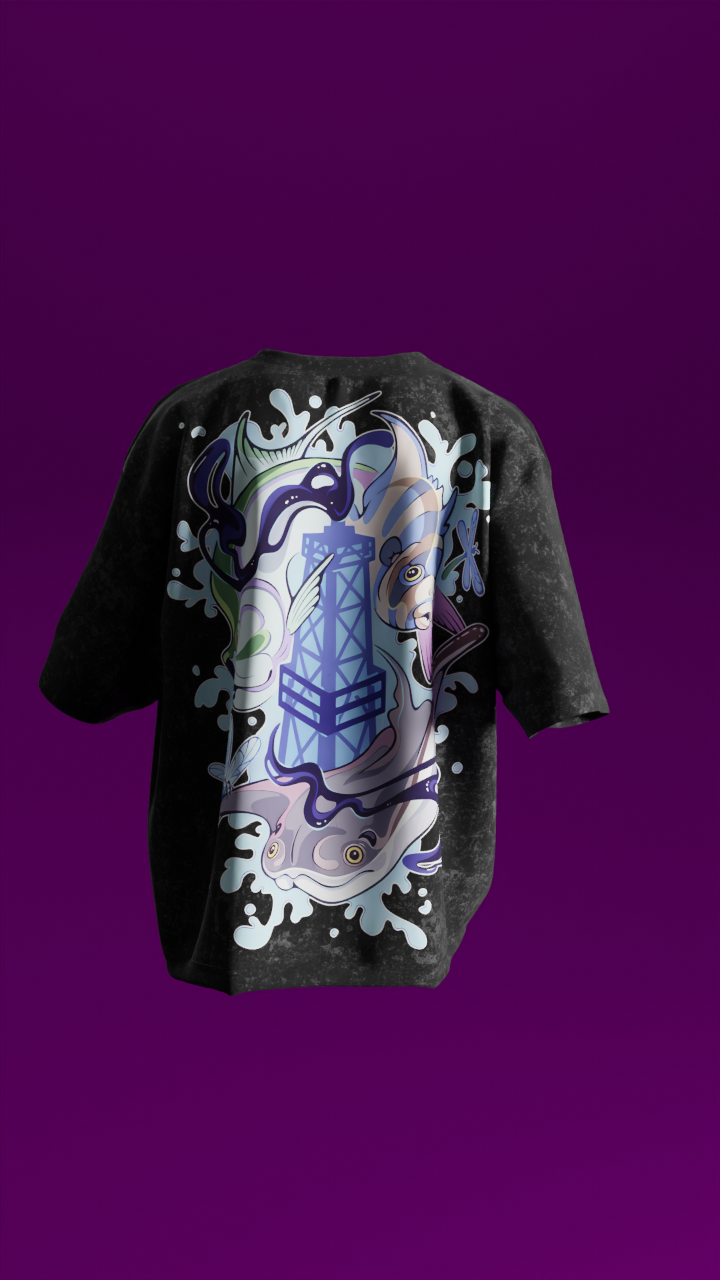 T-shirt Oversize Acide (Model0007)