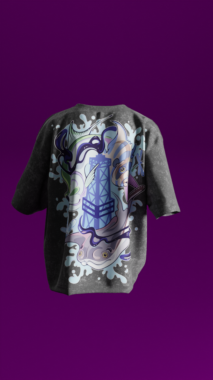 T-shirt Oversize Acide (Model0007)