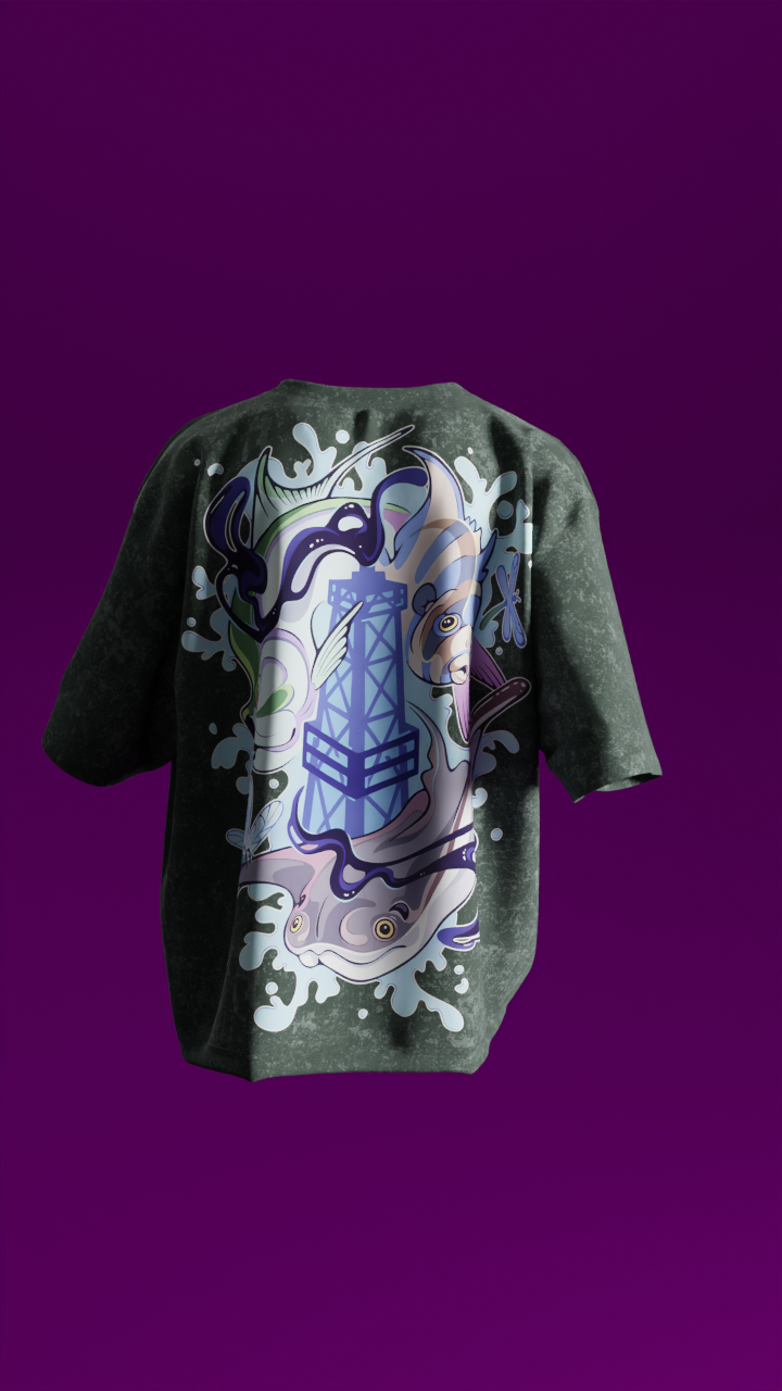 T-shirt Oversize Acide (Model0007)