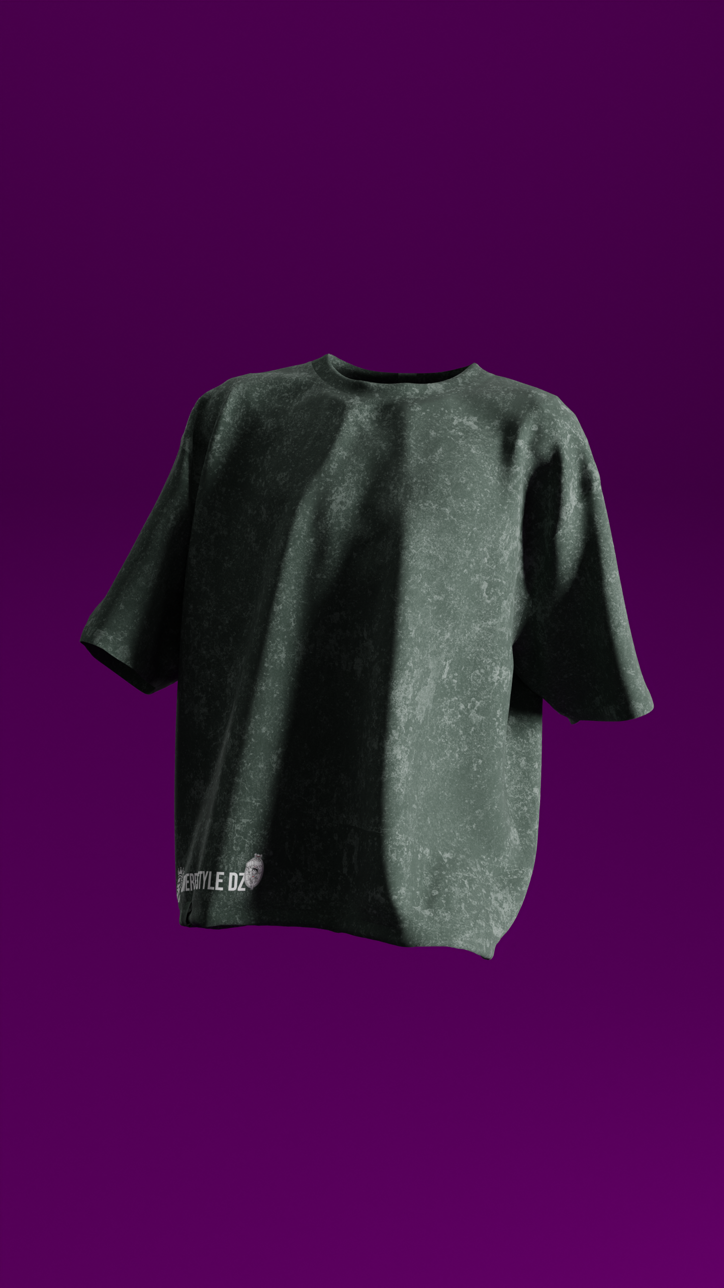 T-shirt Oversize Acide Wash Luffy | Mugiwara (OP0003)