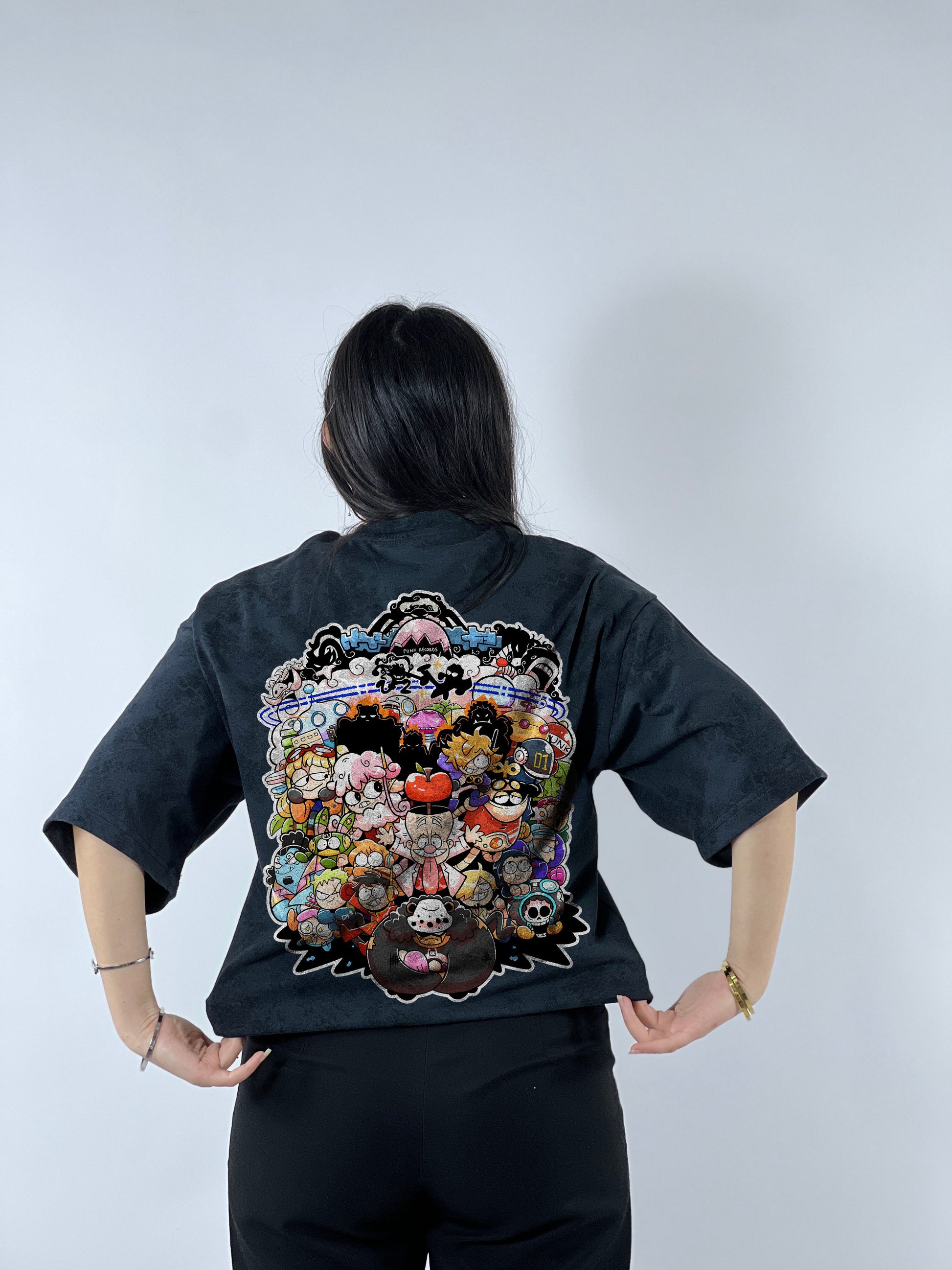 T-shirt Oversize Acide Wash One Piece (OP0004)