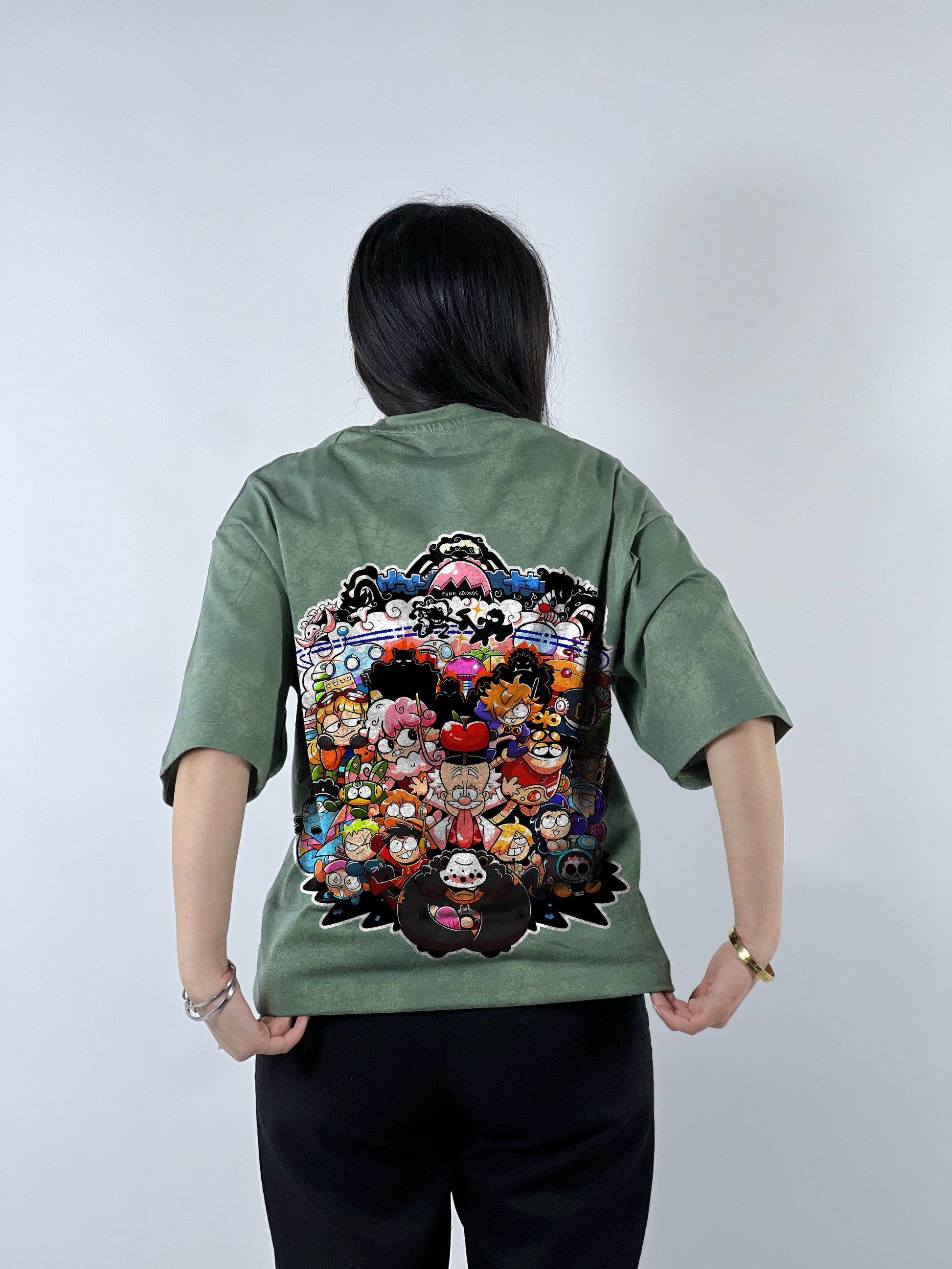 T-shirt Oversize Acide Wash One Piece (OP0004)